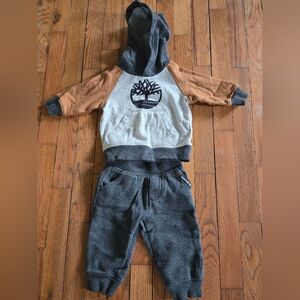 SOLD Timberland 12m Hoodie/Pants Set